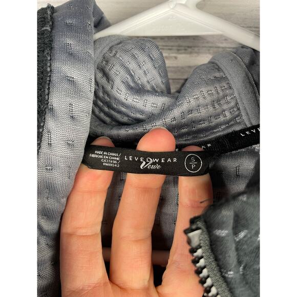 Levelwear Boston Celtics Full Zip Hooded Sweatshirt Small Gray Shamrock NBA - Picture 3 of 8